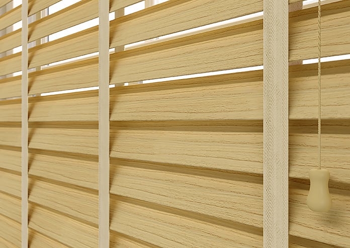 Ecowood Deluxe, Golden Oak Fine Grain - Motorised Venetian Blind - Image 4